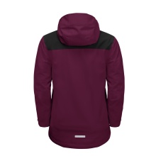 Jack Wolfskin Winter Jacket Snowfrost 3in1 (waterproof and windproof, warm fleece inner jacket) ruby red Kids